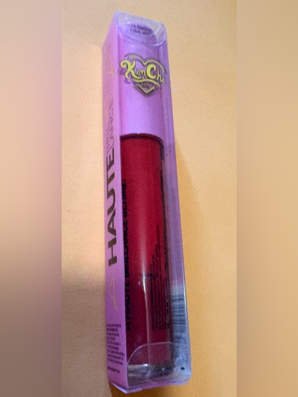 Kim Chi Chic High Key Gloss Lip Gloss in Deep Pink-Red 02